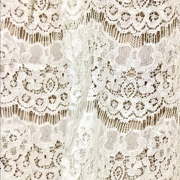 💜NWT Love Fire Cream Lace Sleeveless Top (S)💜 Price Firm - Picture 11 of 11